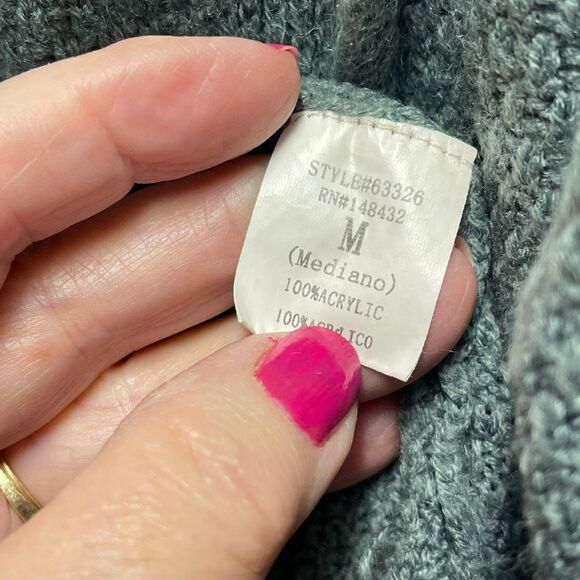 Be Cool size M hooded cardigan seafoam green. - Picture 5 of 7